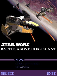 Star Wars: Battle Above Coruscant (Java) Poster