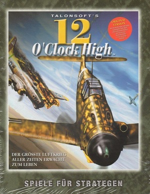 TalonSoft's 12 O'Clock High: Bombing the Reich Poster
