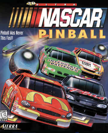 3-D Ultra Pinball: NASCAR Poster