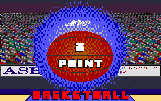 3-Point Basketball Poster