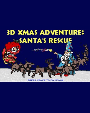 3D Xmas Adventure: Santa's Rescue Poster