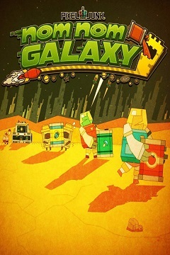 Постер PixelJunk: Nom Nom Galaxy