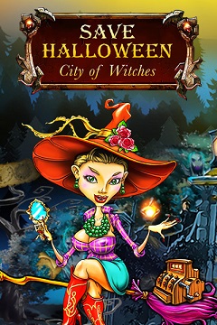 Постер Спасти Хэллоуин: Город ведьм
