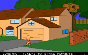 Кадры и скриншоты The Simpsons: Bart's House of Weirdness