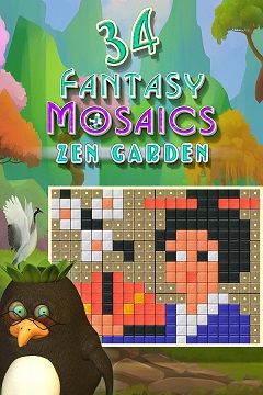 Постер Fantasy Mosaics 11: Fleeing from Dinosaurs