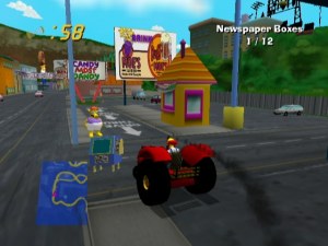 Кадры и скриншоты The Simpsons: Road Rage