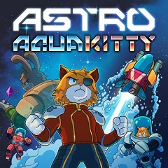 Постер Astro Aqua Kitty