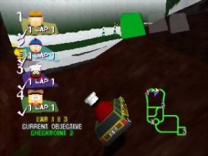 Кадры и скриншоты South Park Rally