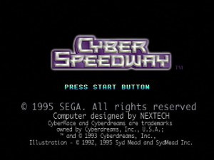 Кадры и скриншоты Cyber Speedway