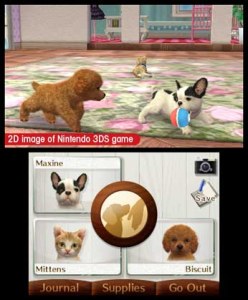 Кадры и скриншоты Nintendogs + Cats: Golden Retriever & New Friends